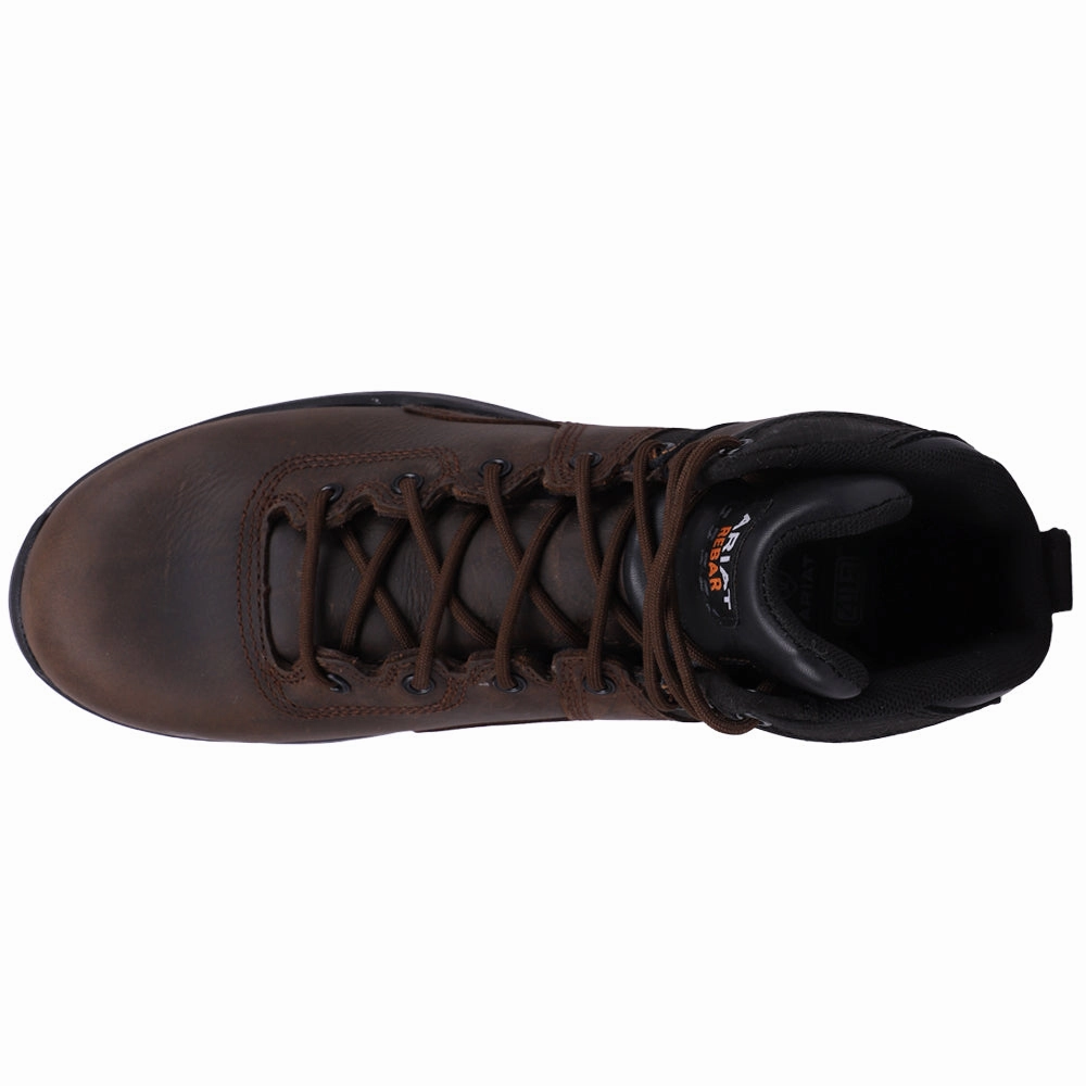 Cheap Western Work Boots Rebar Flex Protect 6 Inch Waterproof Carbon Toe Lace Up Work Boots