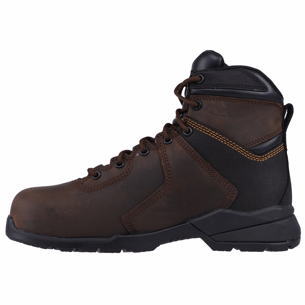 Rebar Flex Protect 6 Inch Waterproof Carbon Toe Lace Up Work Boots Ansi Approved Work Boots