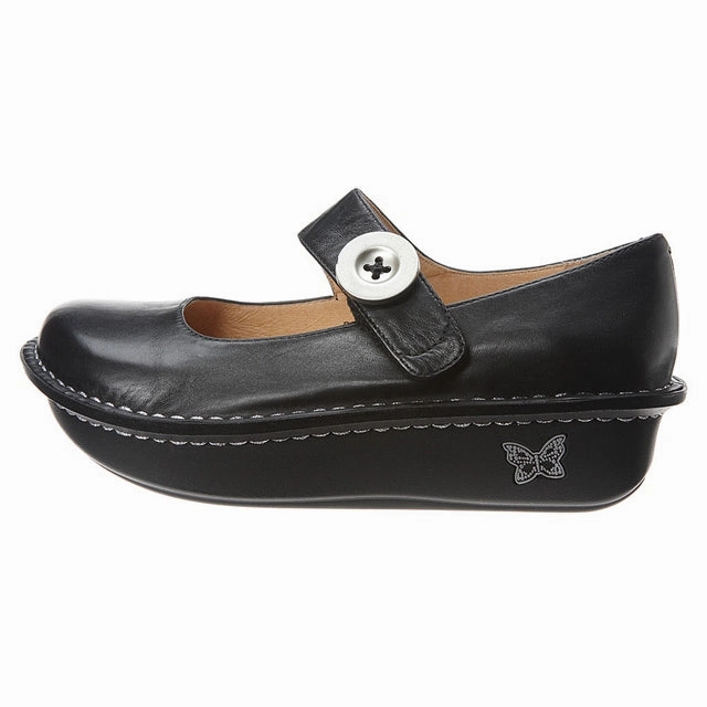 Work Boots Reviews Consumer Reports Alegria Paloma Mary Jane in Black Nappa (Women's)