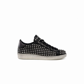 Billy Sneakers Replay Women's Black Leather Sneaker