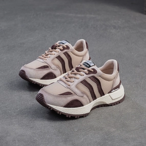 Sneakers Tennis Shoes Women Fashion Color Matching Breathable Mesh Casual Sneakers