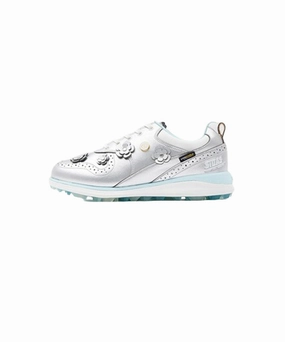 Good Golf Shoes SIDAS Golf Core Race SP Women's Golf Shoes - Silver