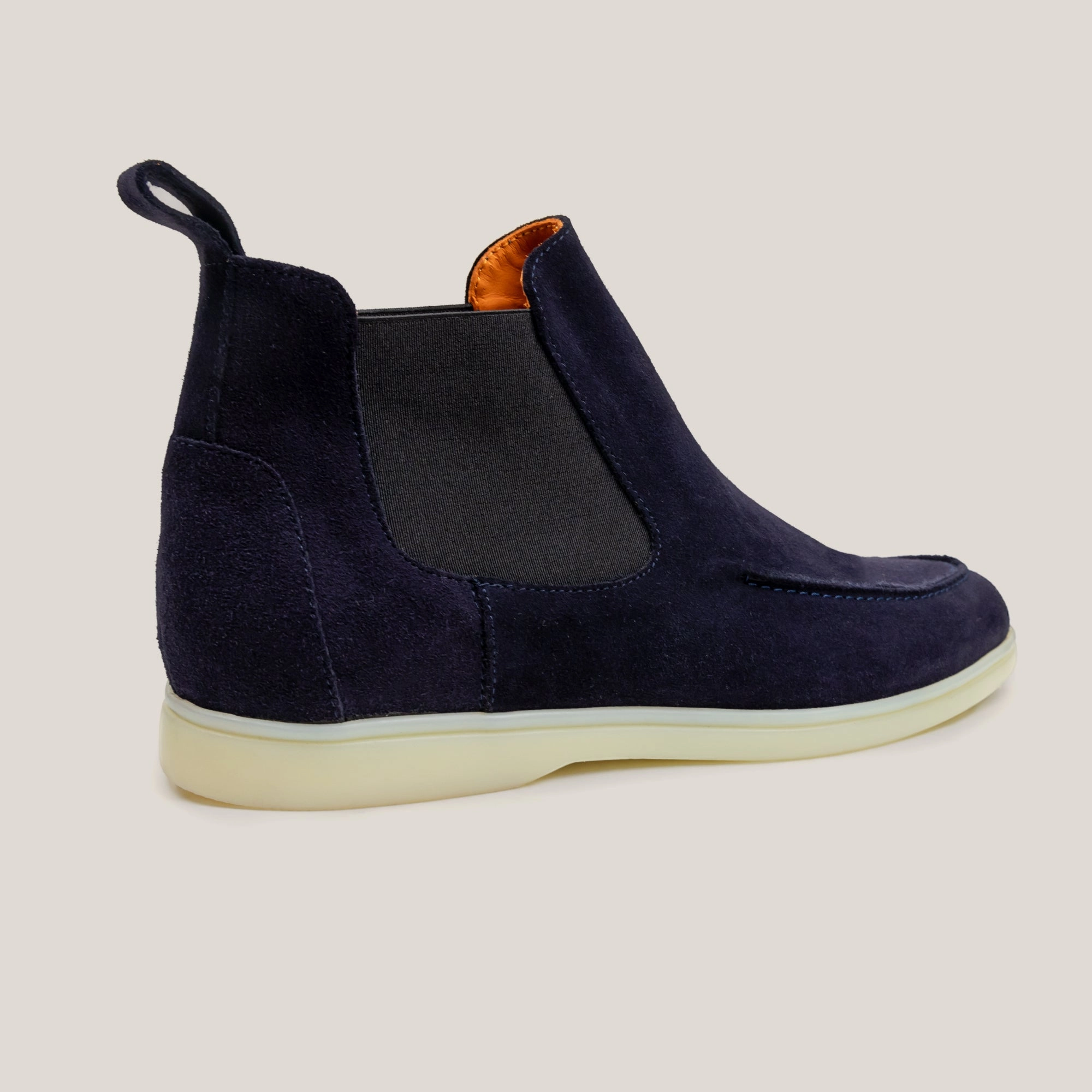 Livorno - Dark Navy Suede - Chelsea Boots Chelsea Boots Flat