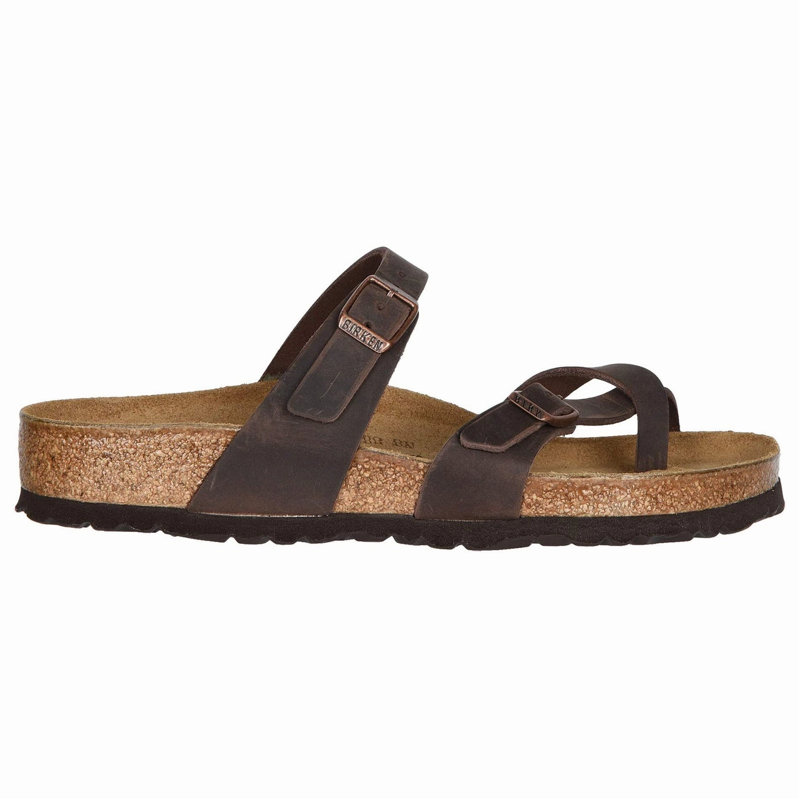 Size 42 Birkenstock Mayari Synthetic Women's Habana Toe Post Sandals - UK 5 - US 7 Women - EU 38