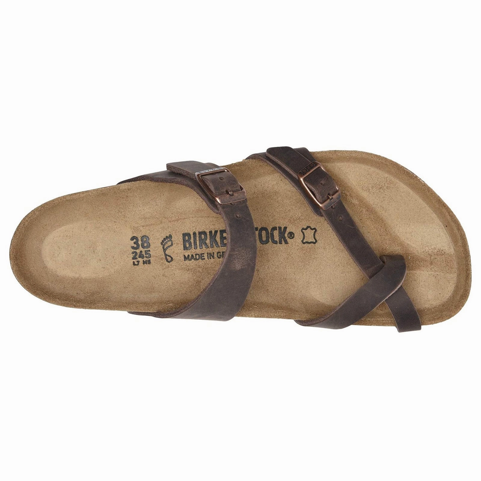 Birkenstock Mayari Synthetic Women's Habana Toe Post Sandals - UK 5 - US 7 Women - EU 38 Berkeley