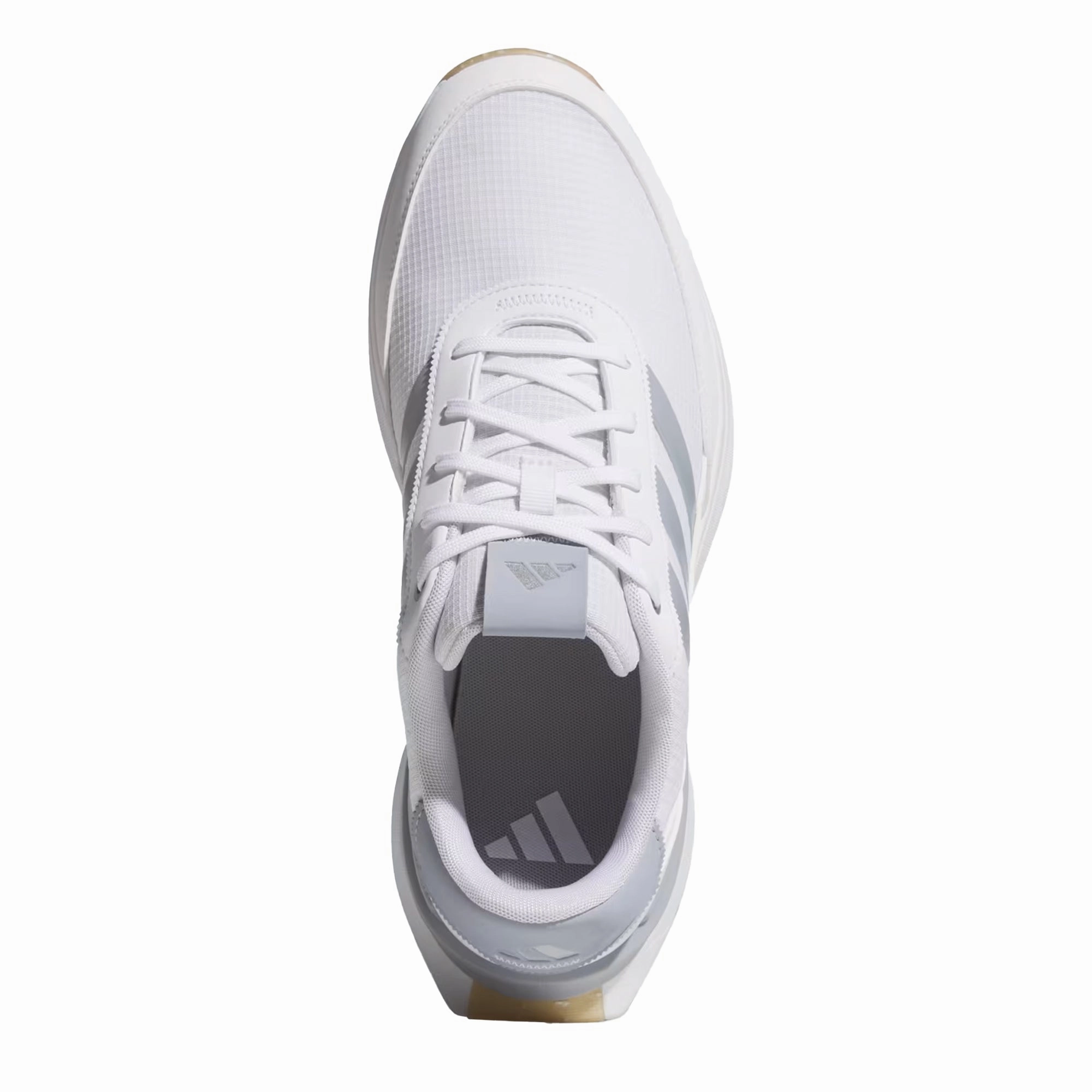 Adidas S2G Spikeless 24 Golf Shoes - Cloud White/Halo Silver/Gum Replacement Spikes Footjoy Golf Shoes