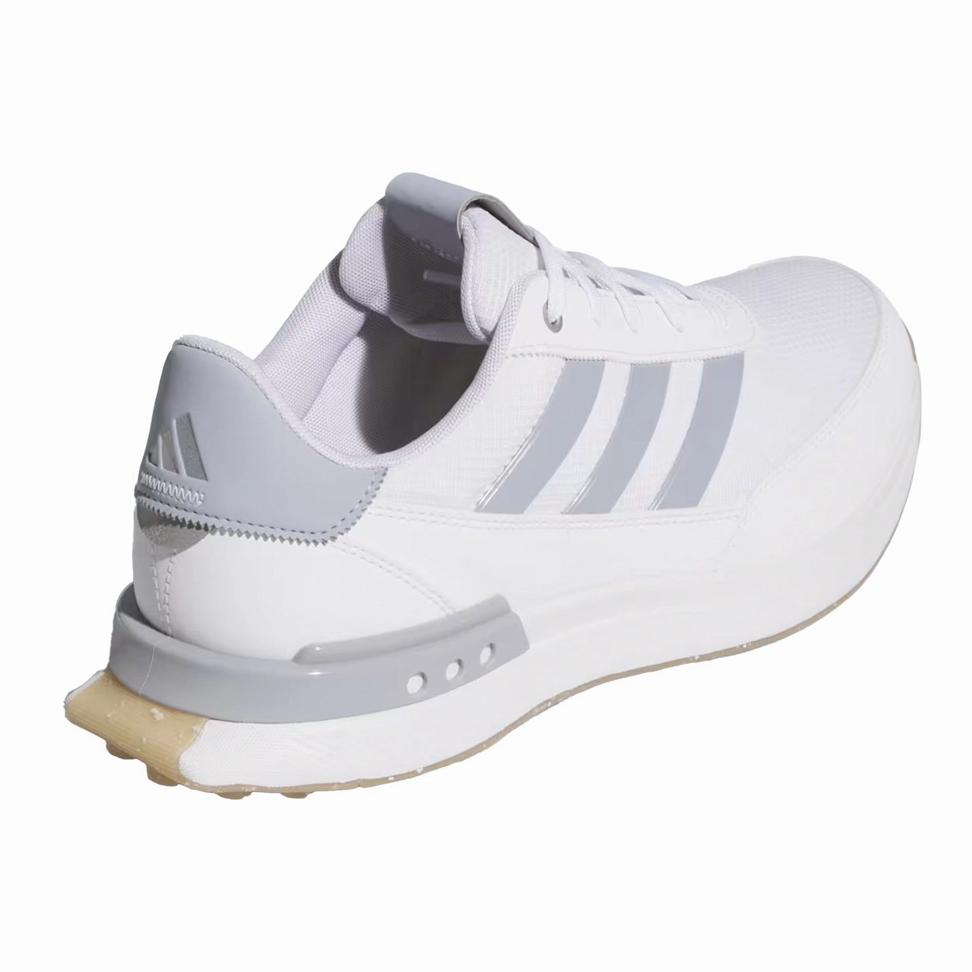Golf Shoes With Metal Spikes Adidas S2G Spikeless 24 Golf Shoes - Cloud White/Halo Silver/Gum