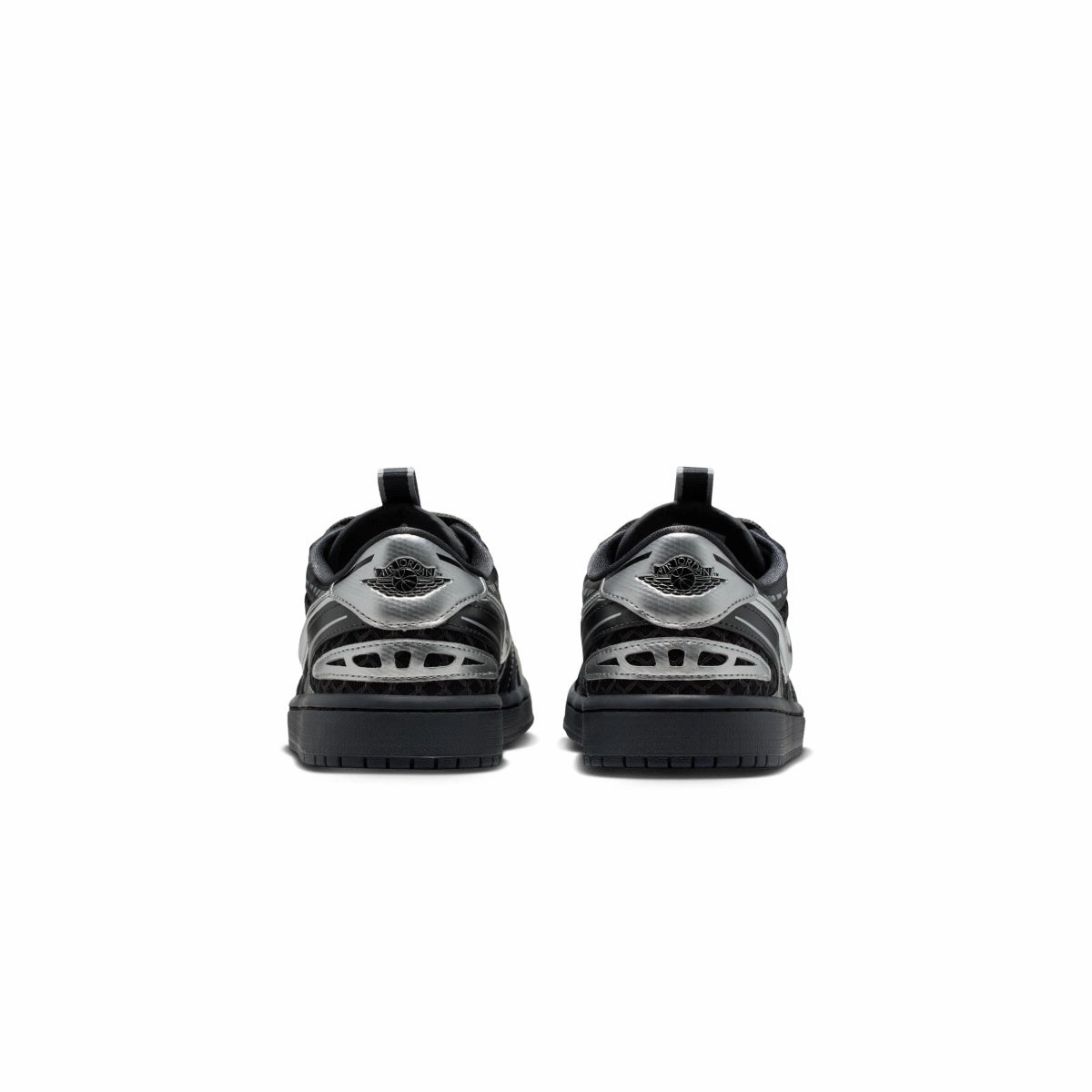 Wmns Air Jordan 1 Low Method of Make V3 'Black Metallic Silver White' Design My Nike Shoes