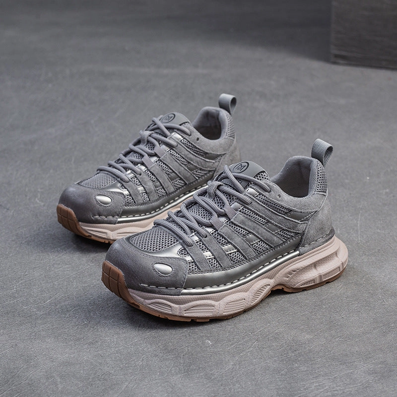 Dress Sneakers 7.5 Wide Women Fashion Breathable Mesh Casual Sneakers