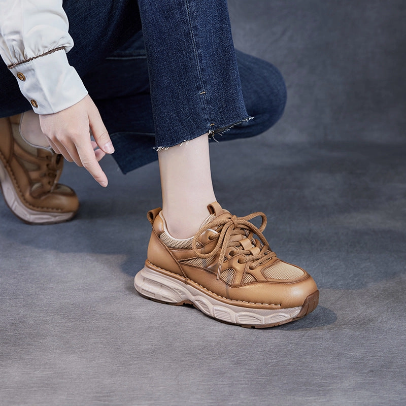 Women Minimalism Breathable Mesh Plain Casual Sneakers Bcbs Sneakers