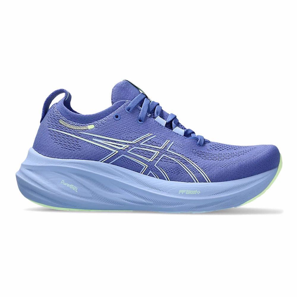 Asics Metaspeed Sky  Running Shoe Women's Asics GEL-Nimbus 26, Sapphire/Light Blue, 5 B Medium