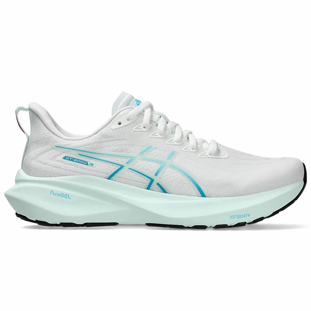 Asics Japan S Platform Lifestyle Shoes Women's Asics GT-2000 13, White/Soothing Sea, 10 B Medium