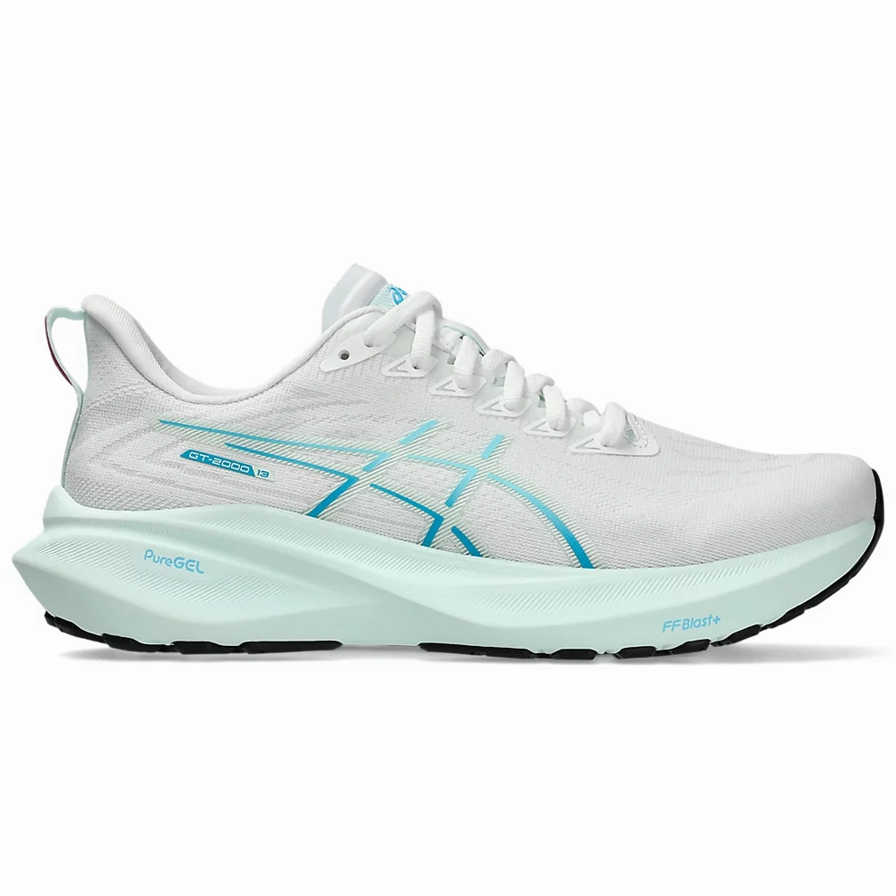 Cool Asics Shoes Women's Asics GT-2000 13, White/Soothing Sea, 10 B Medium
