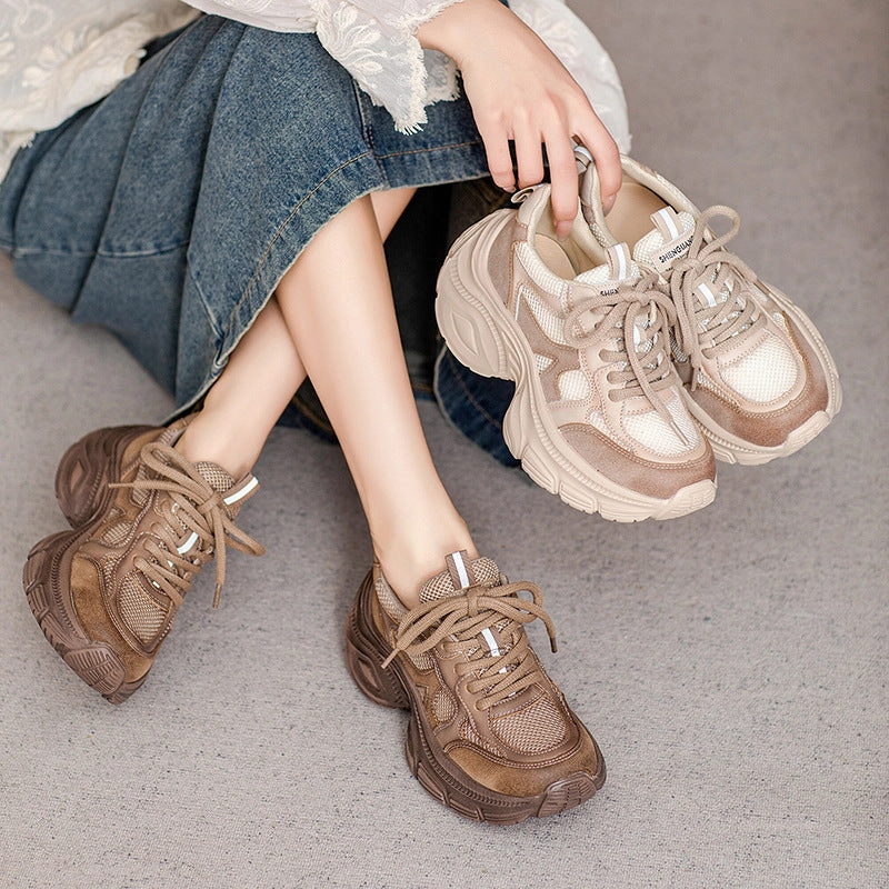 Vega Sneakers Women's Fashion Breathable Mesh Casual Platform Sneakers