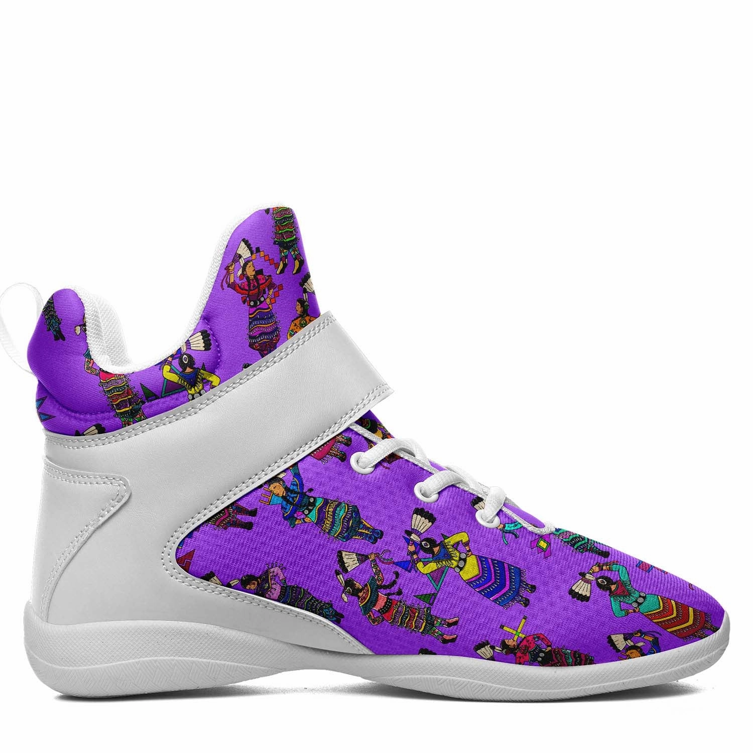 Jordan Spizike Basketball Shoes Women's Jingle Dancers Purple Ipottaa Basketball / Sport High Top Shoes - White Sole