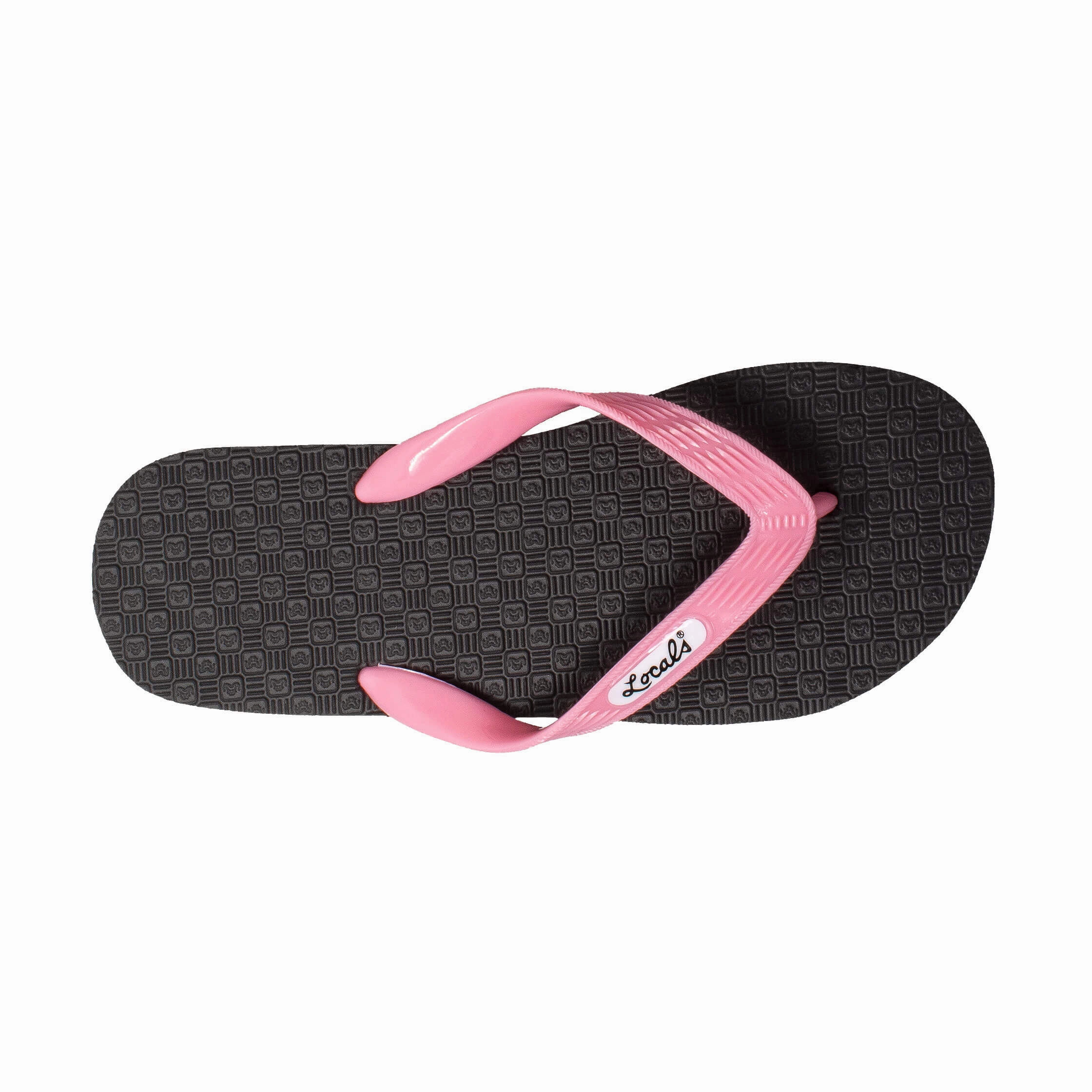 Tie Dye Flip Flops Women's Solid Pink Strap Slippah