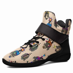 Women's Tradish Dancers Muslin Ipottaa Basketball / Sport High Top Shoes - Black Sole Basketball Shoes