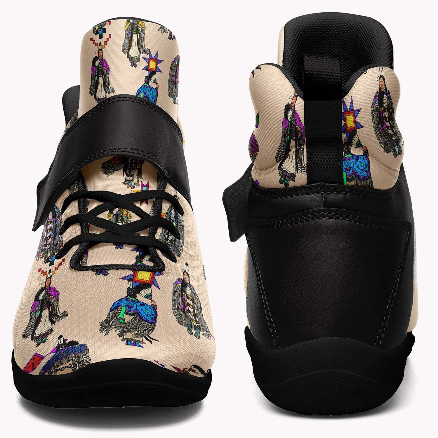 Women's Tradish Dancers Muslin Ipottaa Basketball / Sport High Top Shoes - Black Sole 1 Of 1 Basketball Shoes