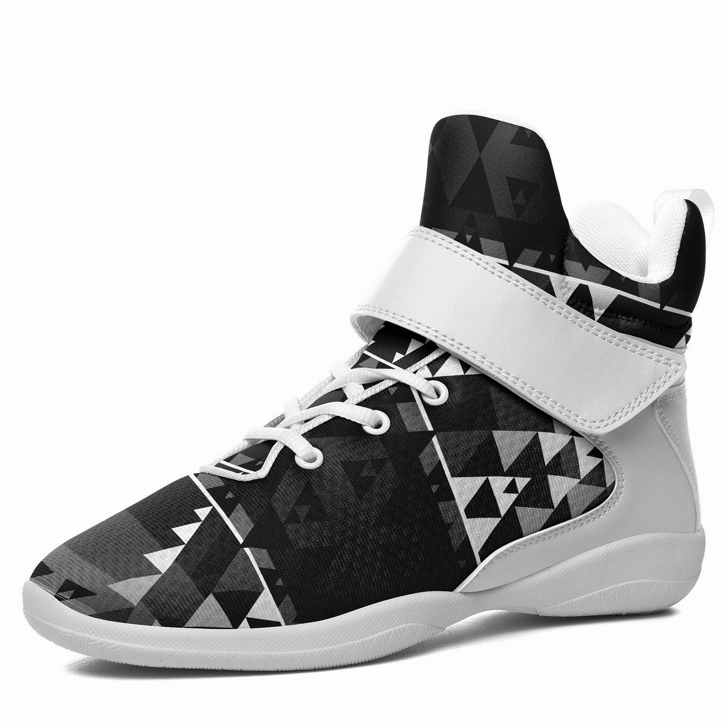 Writing on Stone Black and White Ipottaa Basketball / Sport High Top Shoes Best Basketball Shoes Guards