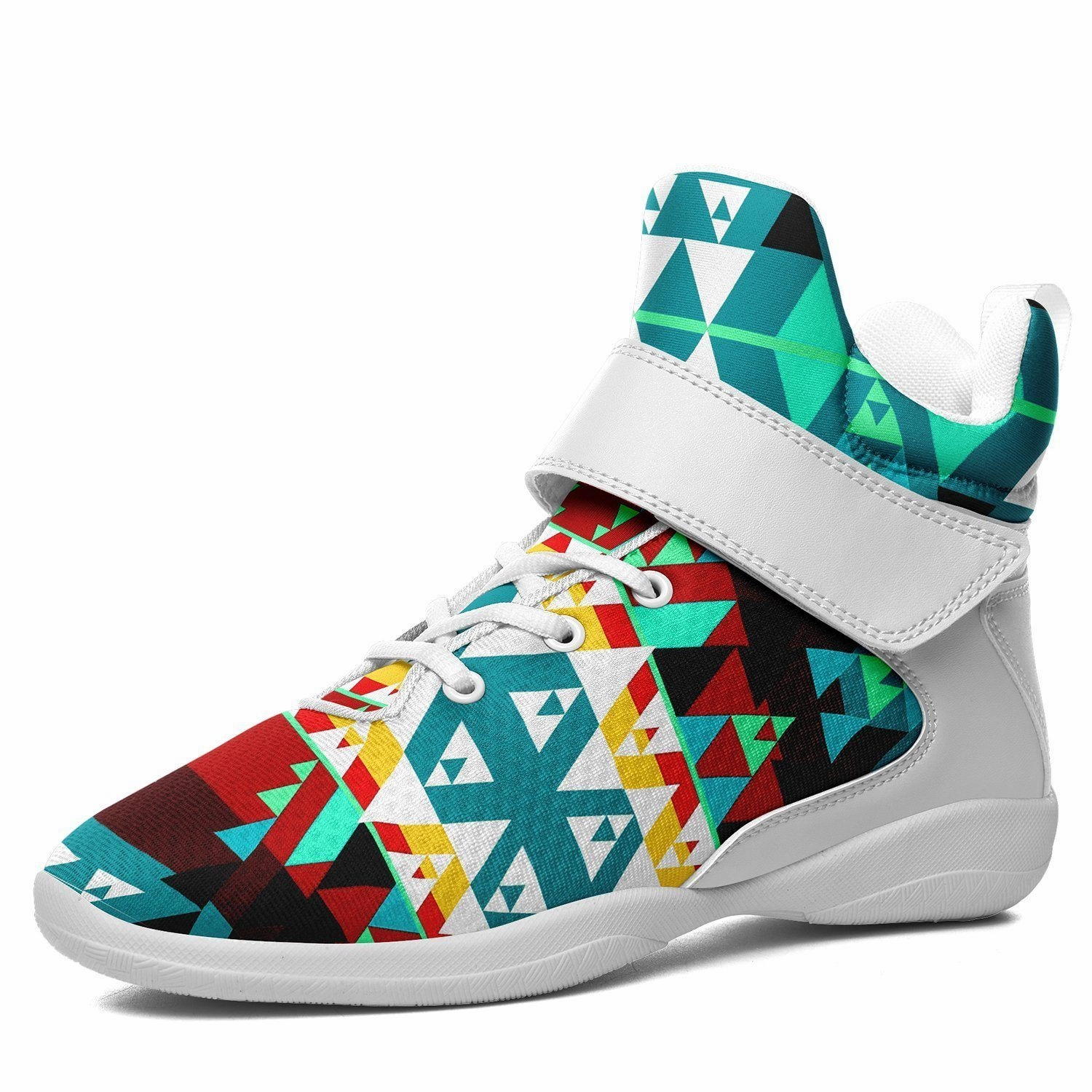 Writing on Stone Wheel Ipottaa Basketball / Sport High Top Shoes - White Sole Comfortable Shoes Basketball