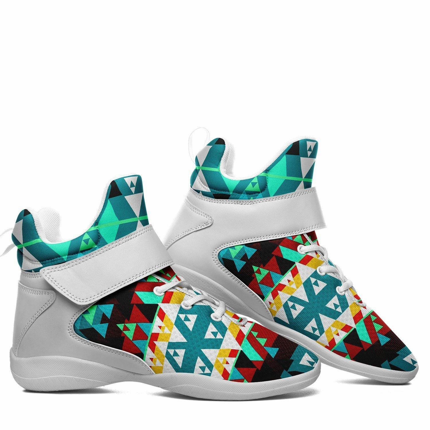 Writing on Stone Wheel Ipottaa Basketball / Sport High Top Shoes - White Sole Best Basketball Shoes For Starters