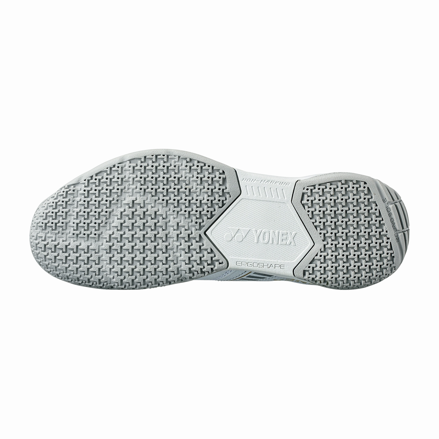 Shoes For Badminton Yonex Power Cushion Strider Flow Unisex Badminton Shoes - White/Gold