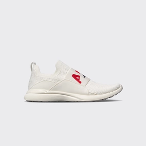 Youth's TechLoom Bliss Ivory / Red / Navy Most Supportive Running Shoes