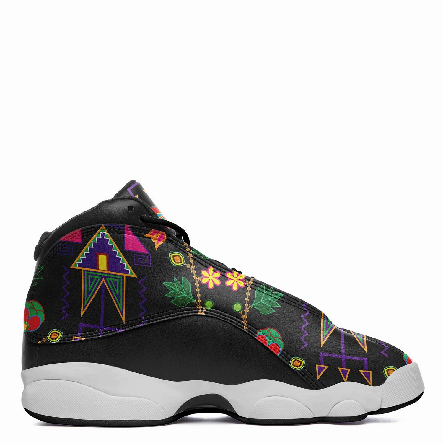 Geometric Floral Fall Isstsokini Basketball Shoes Of The 90s