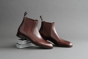 ZeroThreeThree.Conor Chelsea Boots in Russian Reindeer Chunky Chelsea Boot