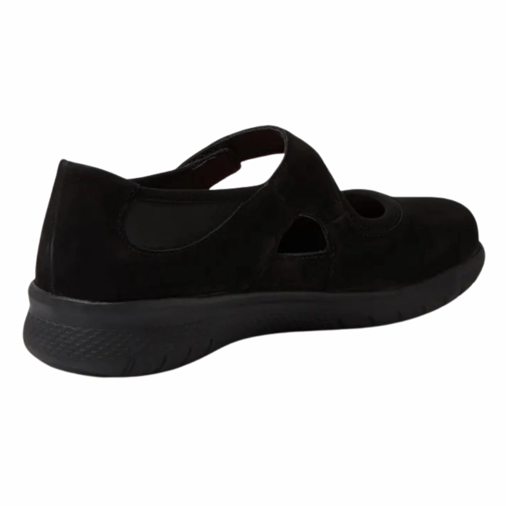 Privo Clarks Mary Jane Shoes Ziera Silvani Black Nubuck Mary Jane (Women's)